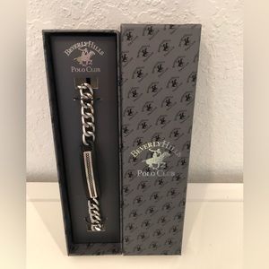 New Men’s Stainless Steel Bracelet By BeverlyHills Polo Club